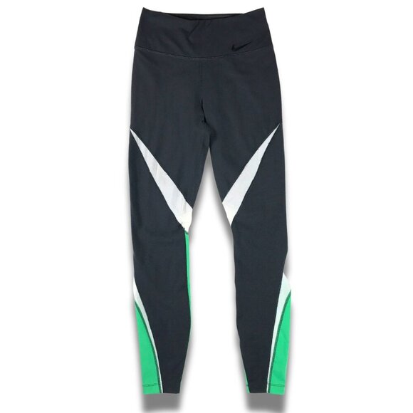 NIKE LEGENDARY Fabric Twist Veneer TRAINING TIGHTS XS - Picture 2 of 8